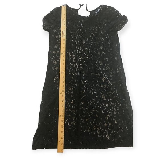 Loft black lace mini dress with Nude Underlay, Size 6 - Picture 10 of 11